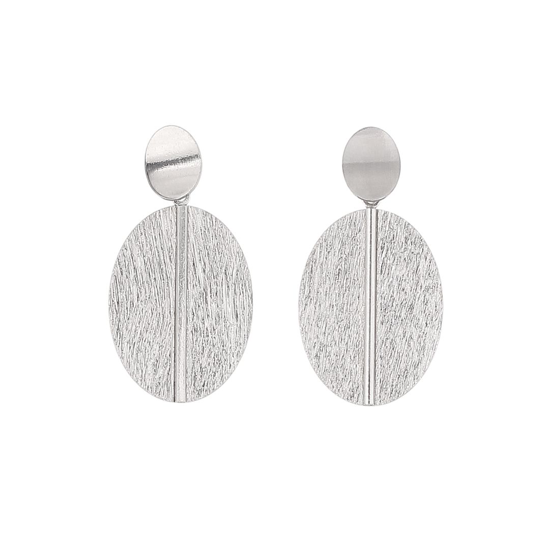 Silvex | E2500795 | ORECCHINI GEOMETRICO OVALE