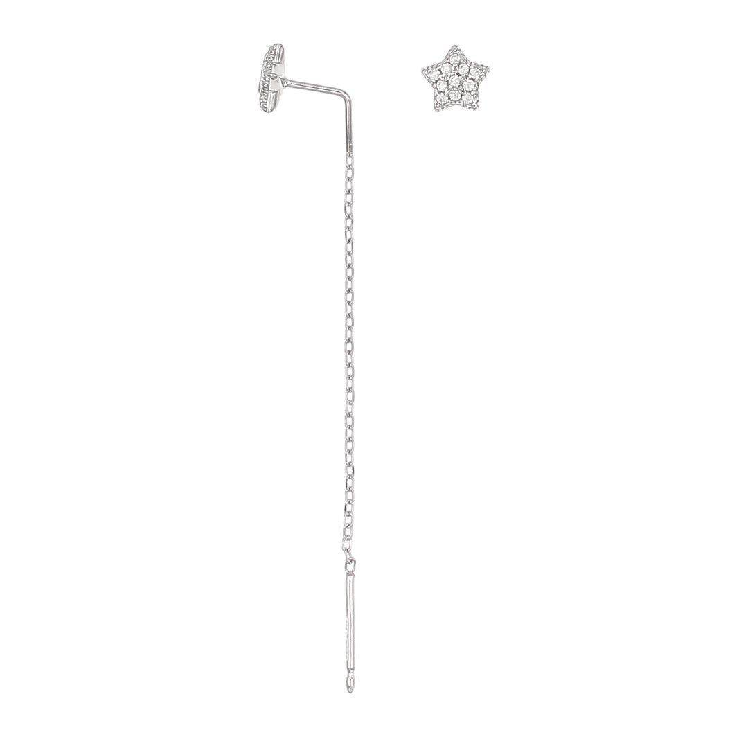 Silvex | E2501003 | ORECCHINI IMPORT STELLA SALISCENDI