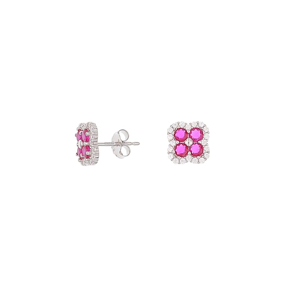 Silvex | E2501020 | EARRINGS FLOWER