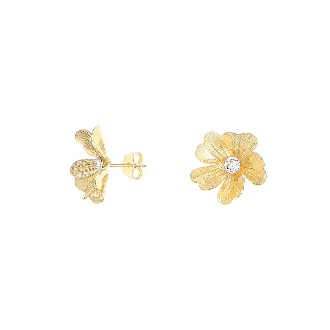 Silvex | E2600191 | ORECCHINI FIORE PUNTI LUCE