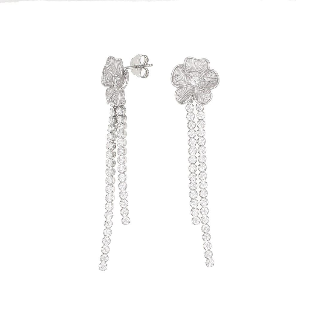 Silvex | E2600204 | ORECCHINI FIORE TENNIS