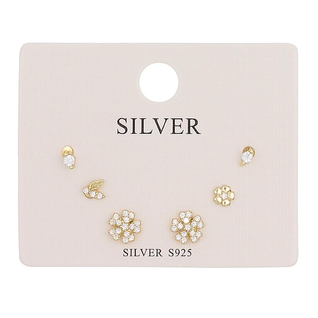 Silvex | E2600544 | ORECCHINI FIORE PUNTI LUCE