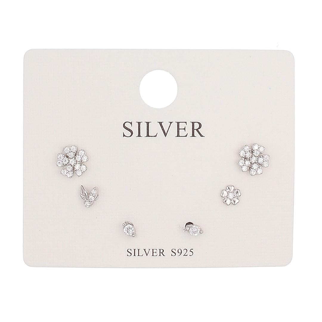 Silvex | E2600544 | ORECCHINI FIORE PUNTI LUCE