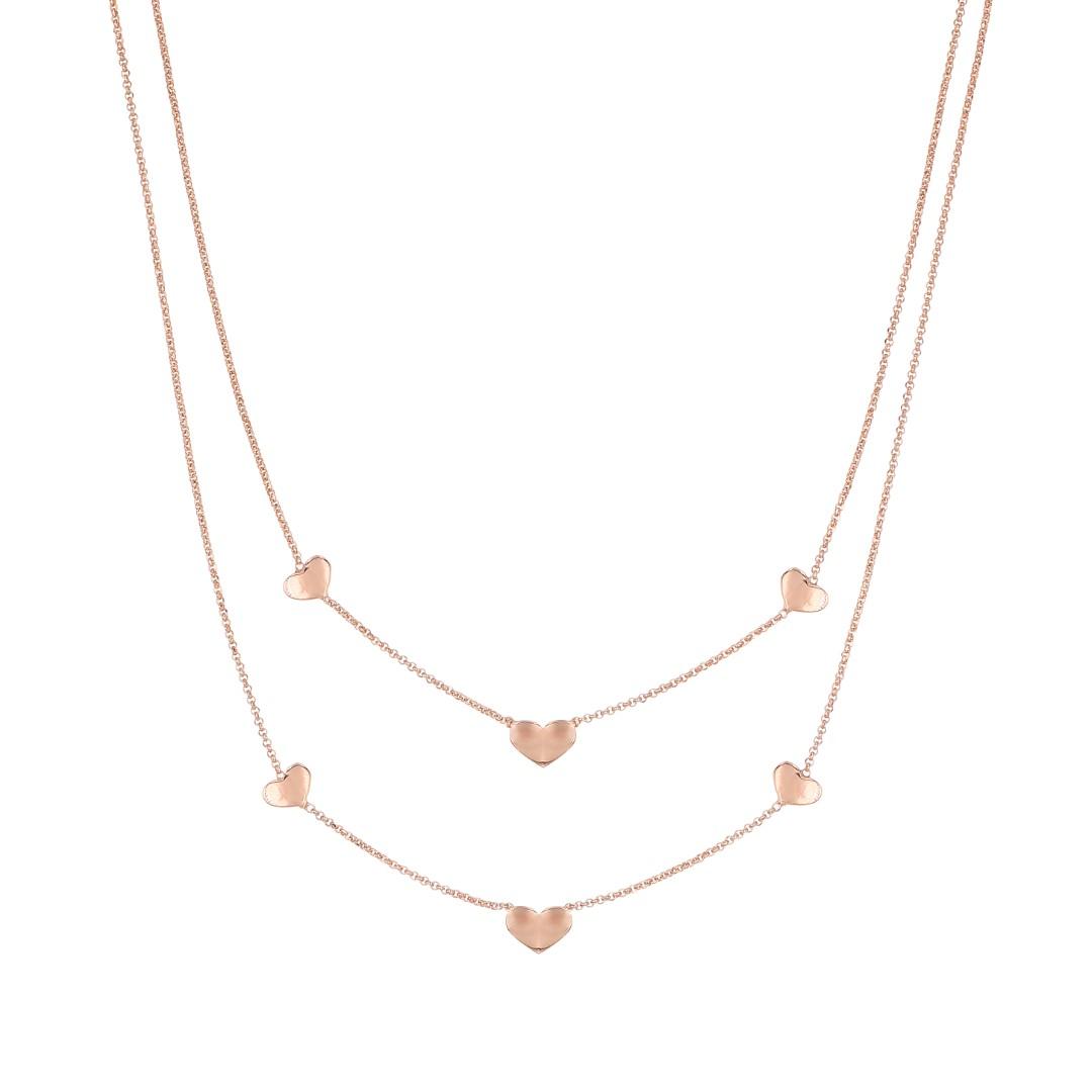 Silvex | N1603190 | NECKLACES HEART MULTI-STRAND