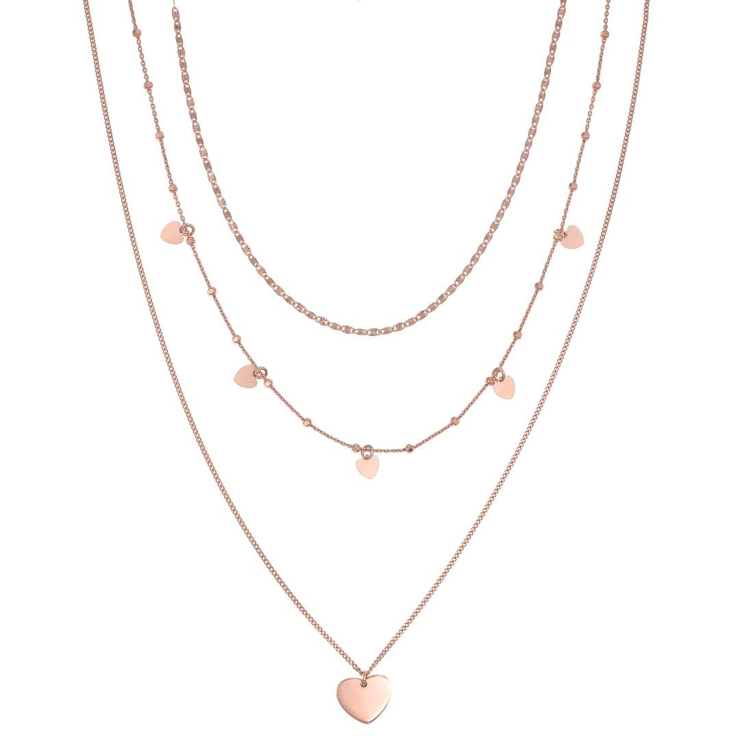 Silvex | N1703857 | NECKLACES HEART MULTI-STRAND SINGLE