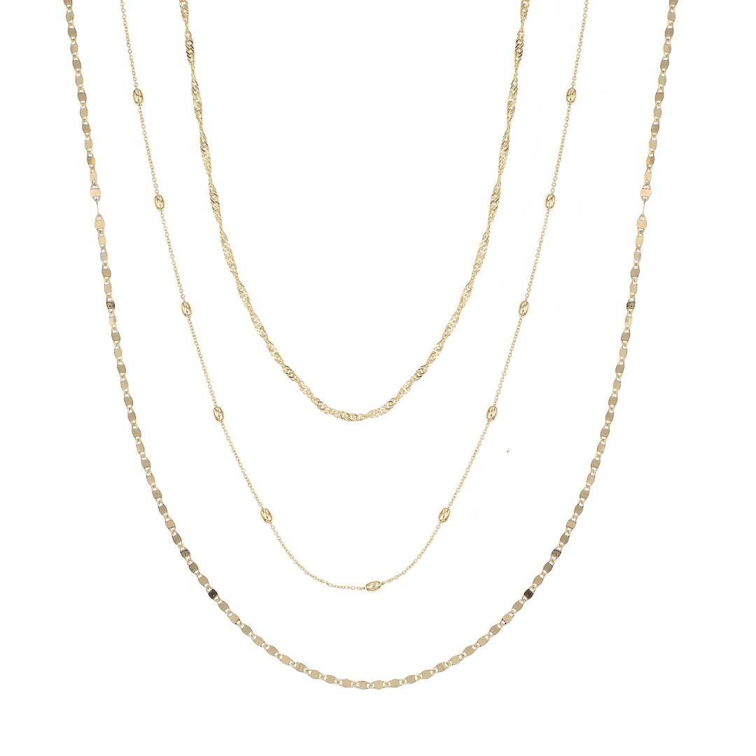 Silvex | N1800816 | COLLANE PALLINA OVALE MULTIFILO