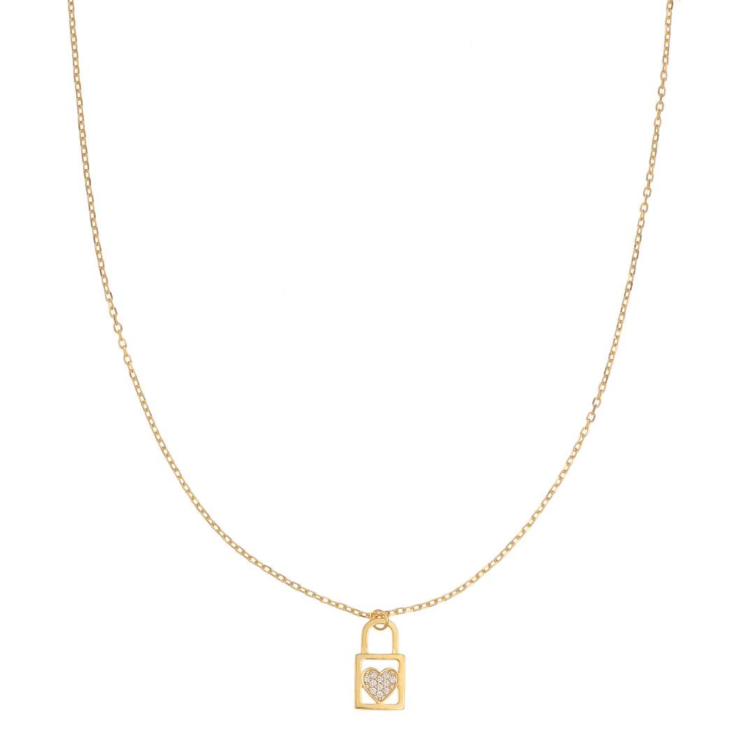 Silvex | N2300725 | NECKLACES HEART LOCK AND KEY