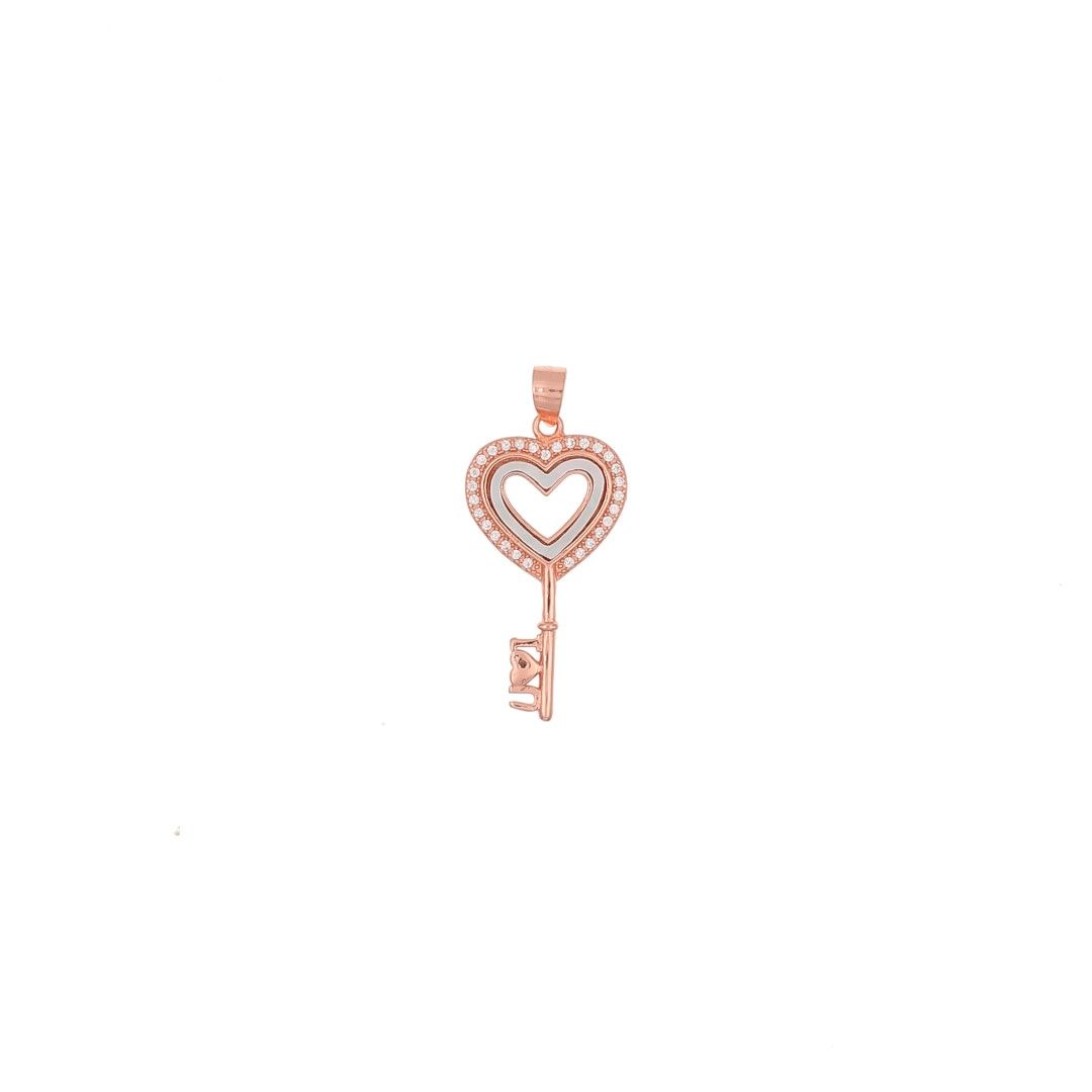 Silvex | P1803309 | PENDENTI IMPORT CUORE CHIAVE/LUCCHETTO