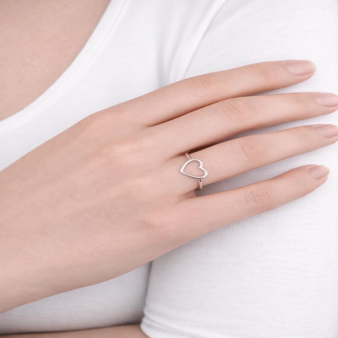 Silvex | R1502791 | ANELLI CUORE REGOLABILE